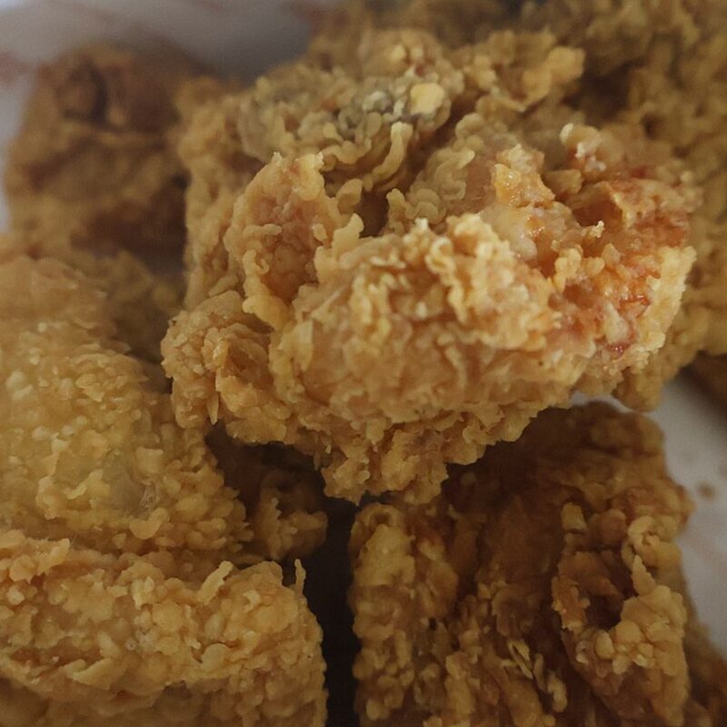 Golden Southern fried chicken
