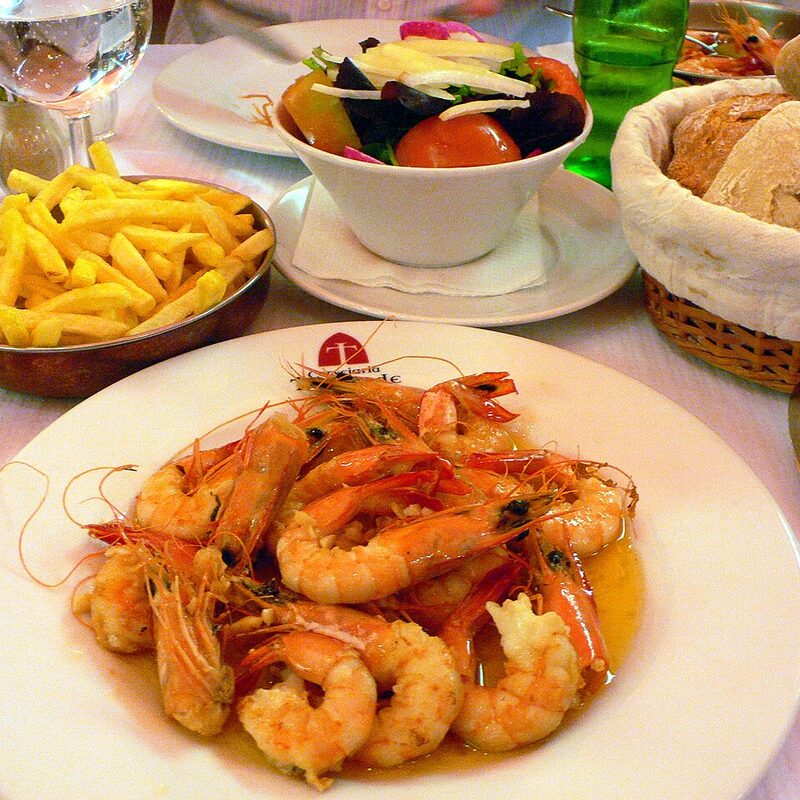 Cajun grilled shrimp plate